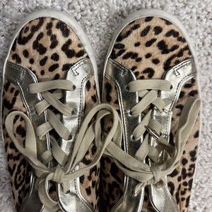 Sam Edelman hair on hide sneakers